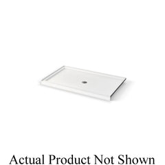 Aquatic SB6036-BO Everyday SB6036 Icon Alcove Low-Threshold Rectangular Shower Pan