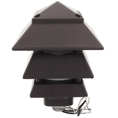 Arlington GPP60LBR Pagoda Style Landscape Light, Fluorescent/Halogen/Incandescent Lamp