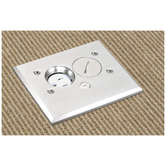 Arlington FLBA101NL Adjustable Floor Box Nickel (5.155 x 4.25 x 4.031)