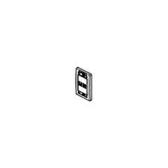 Belden AX101433 Interface Plate Flush 2-Port Single Gang White