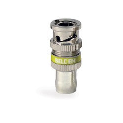 Belden 1855ABHDL Coax Connector Commercial 22-24 AWG BNC HD CONN 1-PC Locking Pol. Nickel Purple 75 Ohm ROHS