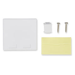 Belden AX105353-EW KeyConnect Side-Entry Box without Shutter Door 2-Port White