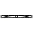 Belden AX104599 Patch Panel 24-Port 1U Angled Keyconnect Flush Front