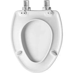 Bemis EM30TM000 Elongated Wood Toilet Seat in White