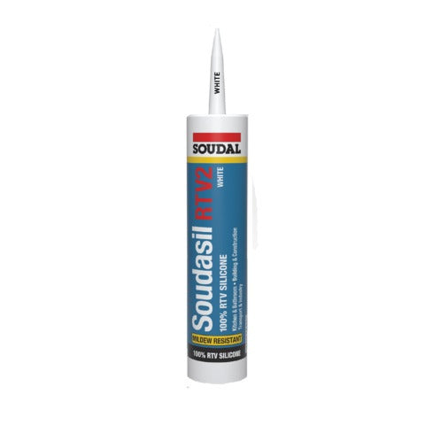 Soudal Accumetric 143667 10.1 Oz Soudasil Rtv2 Clear General Purpose Silicone