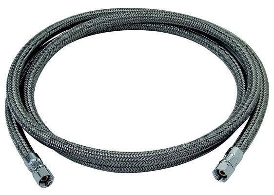 BrassCraft BO-72IM B0-IM Flexible Lead Free Braided Water Supply Connector 1/4 in Nominal Compression End Style 72 in L