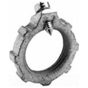 Bridgeport Fittings 122-S Vibration and Bonding Locknut Zinc Plated Steel Rigid/IMC Conduit 3/4 in.