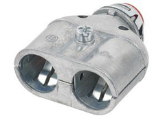 Bridgeport 3838ASP Insulated Duplex E-Z LOCK Snap-In Connector