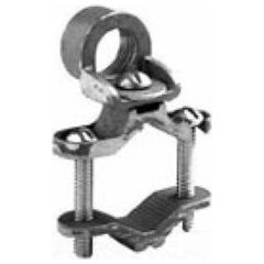 Bridgeport Fittings 1325-B Ground Clamp with Threaded Hub Brass 1/2 in. 1/2 to 1 in.