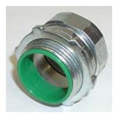 Bridgeport Fittings 254-USI American-Made Compression Connector Steel Insulated 105° C EMT Conduit 1-1/2 in.