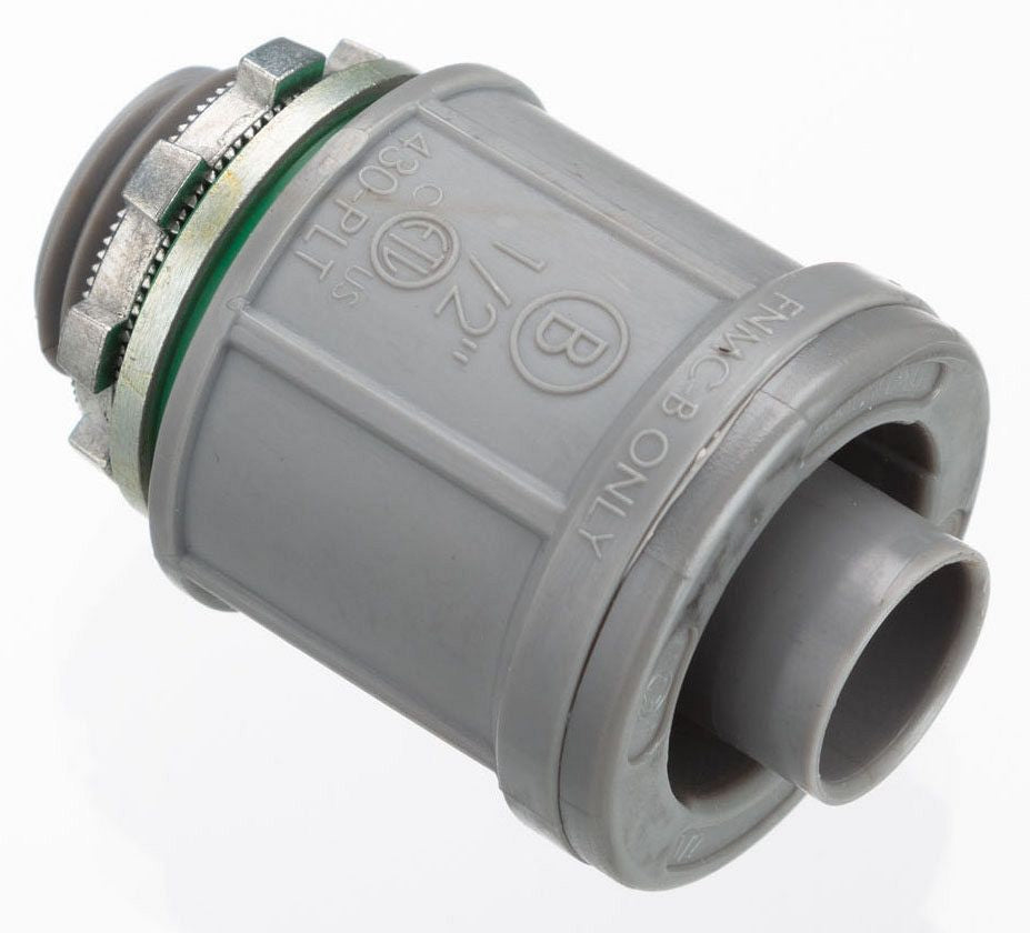 Bridgeport Fittings 431-NMLT Liquid Tight Connector Non-Metallic Straight 3/4 in. 431-NMLT