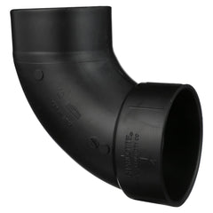 Charlotte Pipe 02853 4 1/4 Bend - 90 Deg - Elbow (Street) - Ftg x Hub - ABS DWV