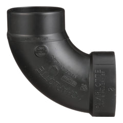 Charlotte Pipe 02851 2 1/4 Bend - 90 Deg - Elbow (Street) - Ftg x Hub - ABS DWV