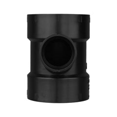 Charlotte Pipe 02938 4x4x2 Sanitary Tee (Reducing) - Hub x Hub x Hub - ABS DWV