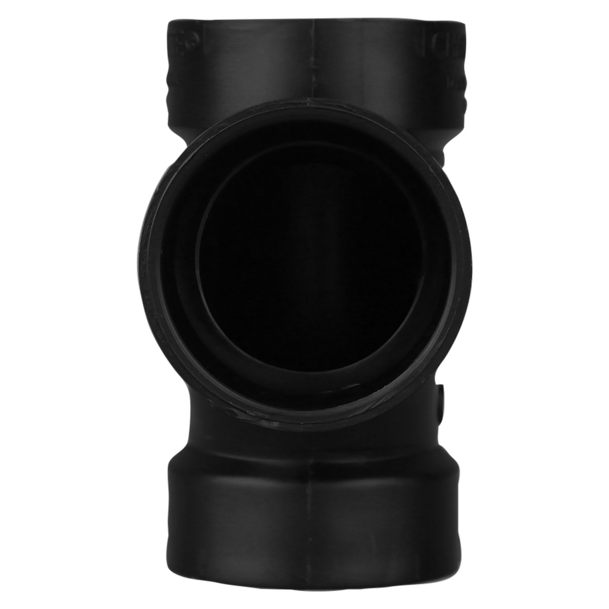 Charlotte Pipe 02927 1-1/2 Sanitary Tee - Hub x Hub x Hub - ABS DWV