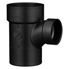 Charlotte Pipe 02950 3x3x2 Sanitary Tee (Street) - Ftg x Hub x Hub - ABS DWV