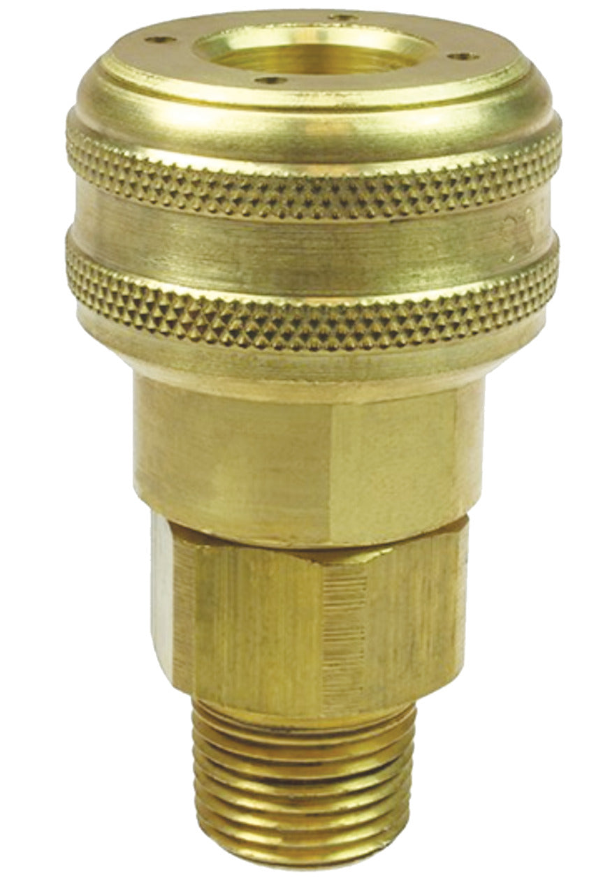 Coilhose Pneumatics H0404DL Hex Nipple 1/4 MPT x 1/4 MPT