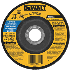 DEWALT DW8465 GRINDING & CUT OFF WHEELS