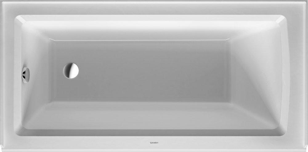 Duravit 700356000000091 Architec 60 In. X 30 In. Alcove Bathtub with Left Drain In White