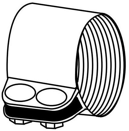 Emerson SSP-400 OAG Split Coupling 4 in