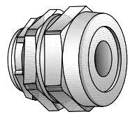 Emerson SR-15014 O-Z/Gedney Strain Relief Straight Cord Connector 1-1/2 in 1.2 to 1.4 in Cable Openings