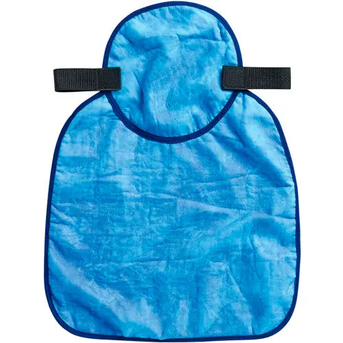 Ergodyne 12596 Chill-Its 6717CT Cooling Hard Hat Pad and Neck Shade - PVA Blue 14.125 inches x 9.125 inches