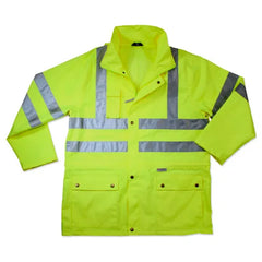 Ergodyne 24323 GloWear 8365 Class 3 Rain Jacket Lime Medium