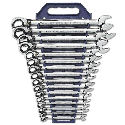 Gearwrench 9602N Ratcheting Wrench Set - 16 Pcs