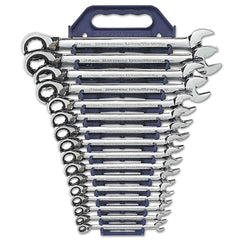 Gearwrench 9602N Ratcheting Wrench Set - 16 Pcs