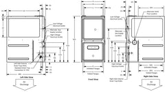 Goodman GCVC961205DN 96% AFUE Gas Furnace Variable Speed ECM Two Stage Convertible