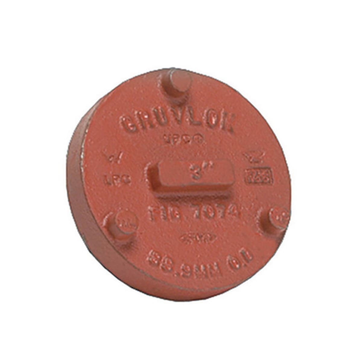 GRUVLOK GVLF-7074T-250-PNTD DUCT END CAPS