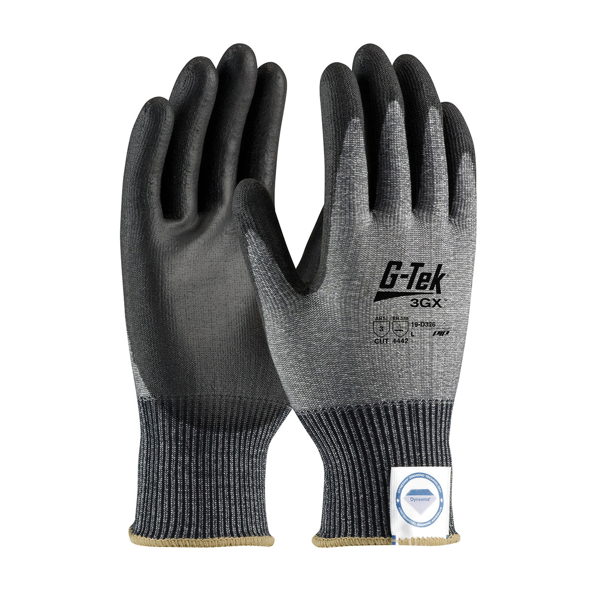 G-Tek 19-D326/XXL Cut Resistant Gloves, 2XL, Polyurethane with Smooth Grip Coating