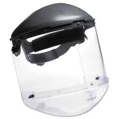 HONEYWELL FM400DCCL Dual Crown High Performance Faceshields, F400 4 Crown with 6750CL Clear Window & Chin Guard Complete, 3C Ratchet Headgear