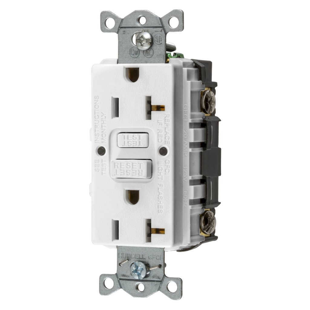 HUBBELL WIRING GFRST20W GFCI BREAKERS