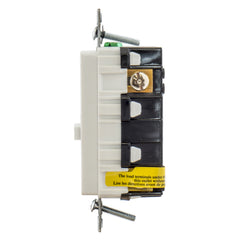 Hubbell Wiring Device-Kellems GFRST20W GFCI Receptacle 1-Phase Auto Grounding Duplex Heavy Duty Self-Test 125 VAC