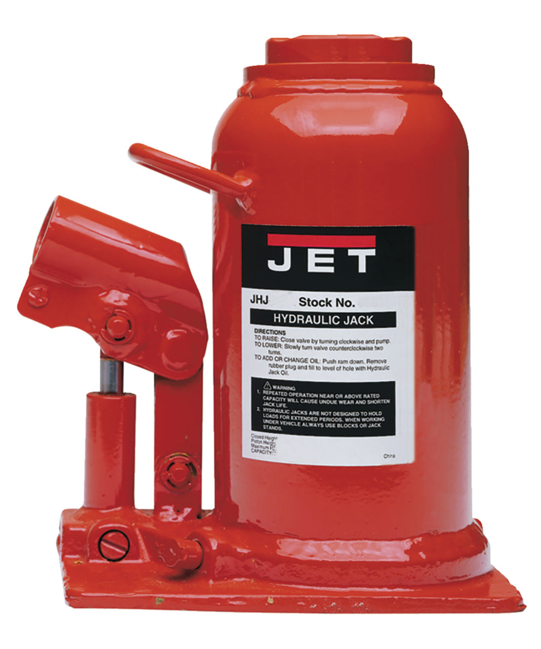 Jet 453313KJHJ1212L JHJ 12-1/2 ton Lo-Boy Hydraulic Bottle Jack