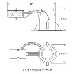 Juno Lighting IC1RLEDT24 JNO IC1R-LEDT24 4IN T24 IC REMODEL