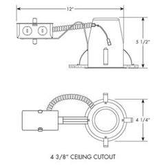 Juno Lighting IC1RLEDT24 JNO IC1R-LEDT24 4IN T24 IC REMODEL