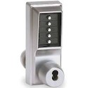 KABA 1021S-26D-41 Mechanical Pushbutton Lock Heavy Duty LFIC Schlage 1/2 Cylindrical Throw Latch Combination Entry/Key Override