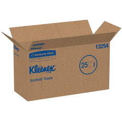 Kimberly Clark 13254 Kleenex 12-2/5 in. Scottfold Towel in White (Case of 25)
