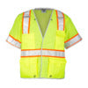 Kishigo 1552BXL XL Lime Class 3 Premium Brilliant Series Breakaway Mesh Vest