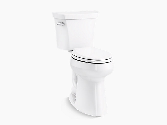 Kohler K-25224 White Highline Tall Toilet 19 Rim Height