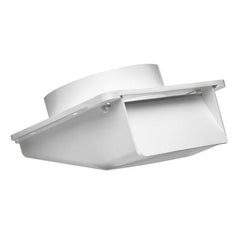 Lambro 153W Under Eave Vent 3-Inch White Plastic