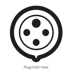 Leviton 430P12WLEV 30 Amp 125/250 Volt 3-Phase 3P 4W LEV Series North American-Rated IEC 60309-1 & 60309-2 Pin & Sleeve Plug Industrial Grade IP66/IP67/IP68/IP69K Watertight