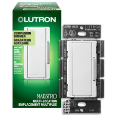 Maestro MA-R-WH Multi-Location MAESTRO Companion Dimmer 120V