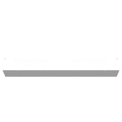 Milbank 6648-GSC1 Screw Cover Wireway 48 Inch x 6 Inch x 6 Inch