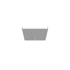 Milbank 66GEU Wireway Universal End 6-Inch x 6-Inch Steel ANSI 61 Gray