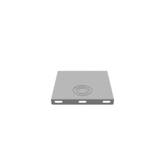 Milbank 66GEU Wireway Universal End 6-Inch x 6-Inch Steel ANSI 61 Gray