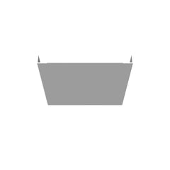 Milbank 66GE-NK Wireway End Type 1 6x6 Screw Cover ANSI 61 Gray Steel No Knockouts