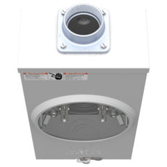Milbank U7021-DL-TG-KK-BLG 1-Phase Ringless Meter Socket With Horn Bypass 4 Jaw 1-Position 200-Amp